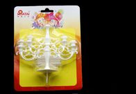 OEM Spiral Birthday Candles With Chandelier Holder Smokeless 5 Min Burning Time